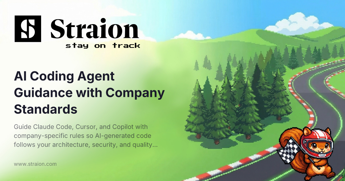 Straion | AI Coding Agent Guidance with Company Standards